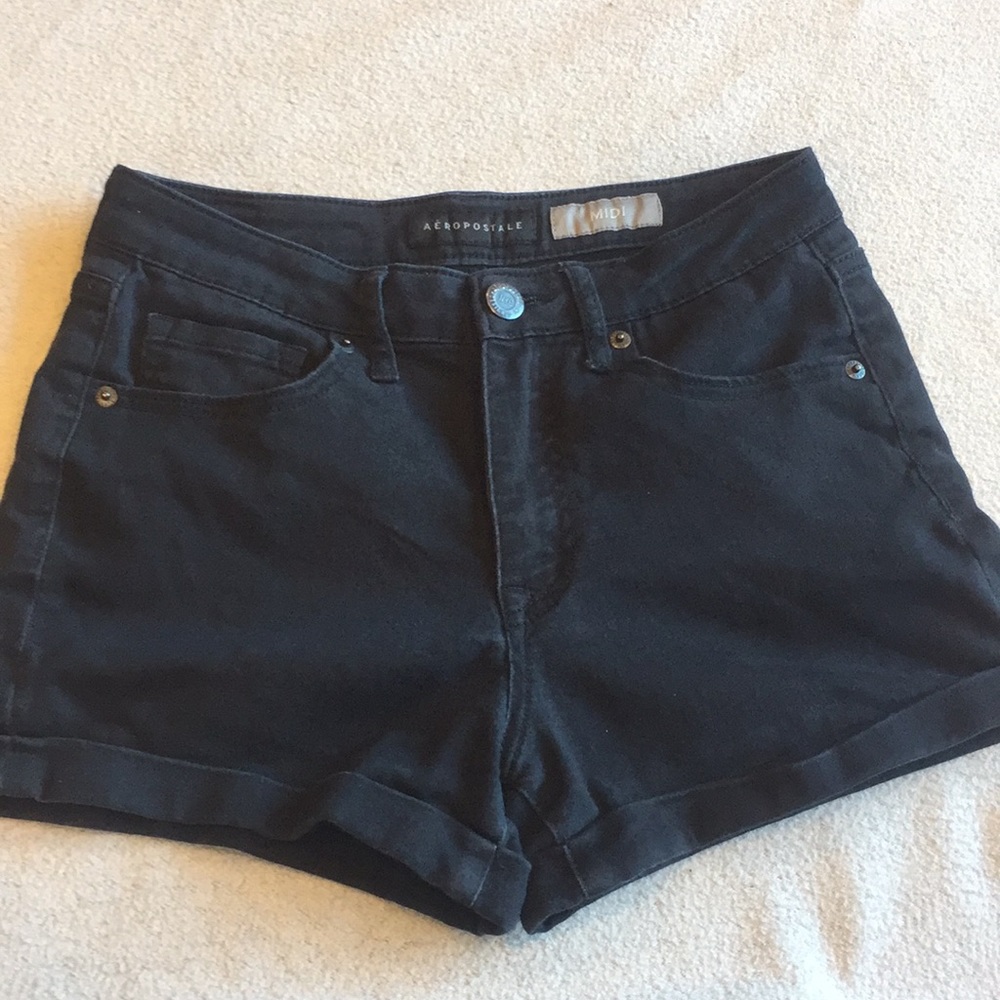 Aeropostale Black Jegging Shorts